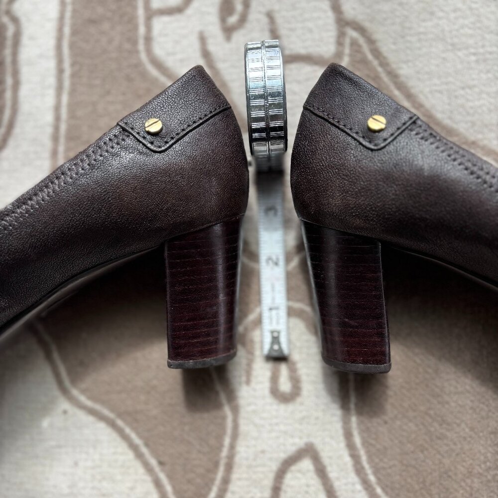 Tory Burch Brown Leather Pumps - Picture 7 of 7